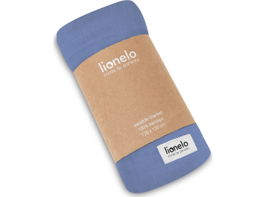 LIONELO Zavinovací deka Blue Denim