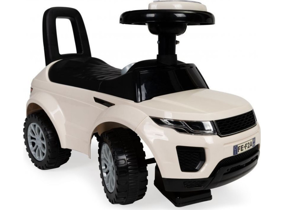 ECOTOYS Odrážedlo Auto s melodiemi bílé