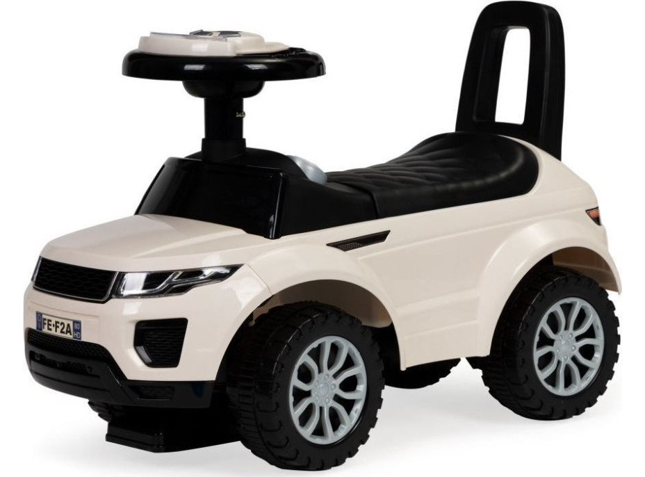 ECOTOYS Odrážedlo Auto s melodiemi bílé