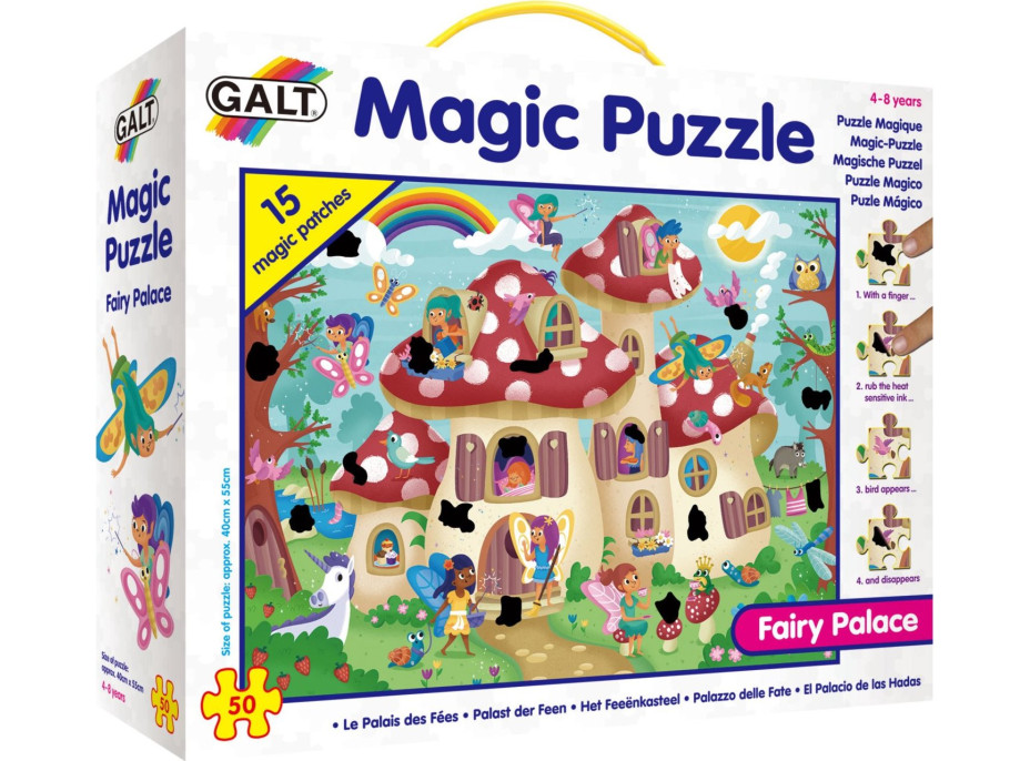 GALT Magické puzzle Vílí zámek 50 dílků