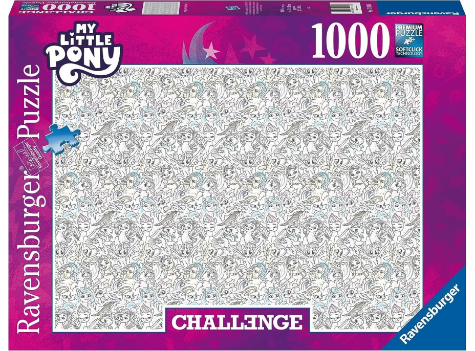 RAVENSBURGER Puzzle Challenge: My Little Pony 1000 dílků