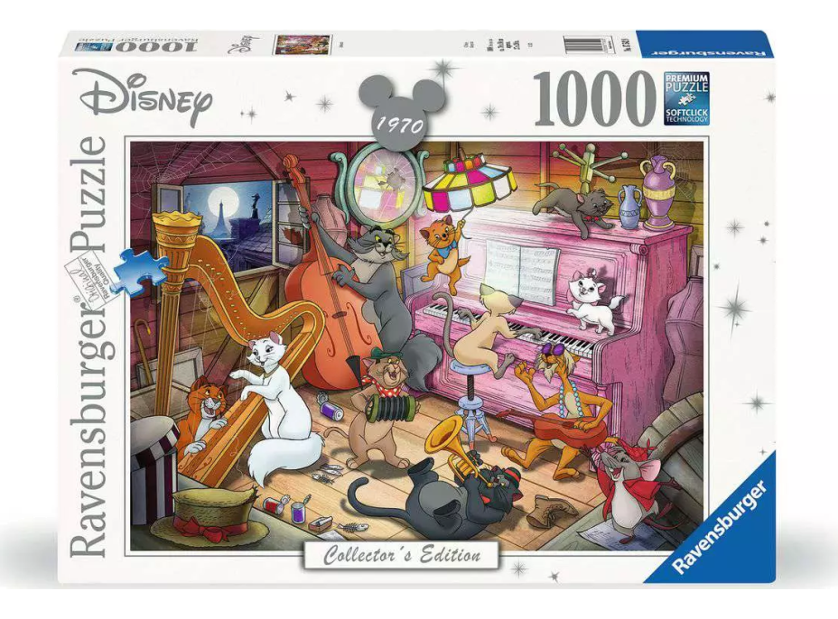 RAVENSBURGER Puzzle Disney: Aristokočky 1000 dílků