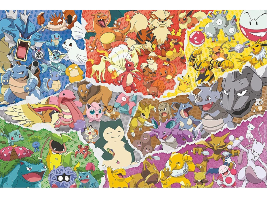 RAVENSBURGER Puzzle Pokémon Allstars 1000 dílků