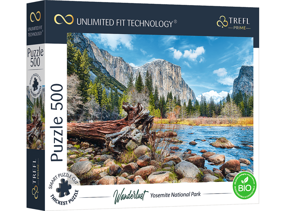 TREFL Puzzle UFT Wanderlust: Yosemitský národní park, Kalifornie, USA 500 dílků