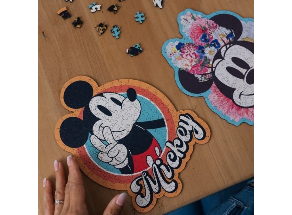 TREFL Wood Craft Origin puzzle Mickey Mouse Retro 160 dílků