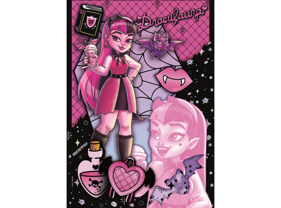 CLEMENTONI Puzzle Monster High: Draculaura 150 dílků