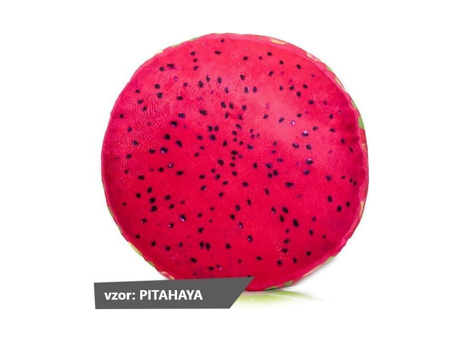 Polštář TUTTI FRUTTI Pitahaya 39 cm - růžový