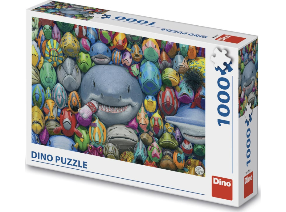 DINO Puzzle Barevné rybičky 1000 dílků