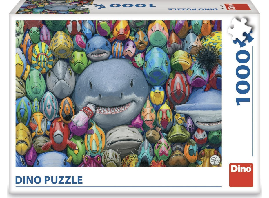 DINO Puzzle Barevné rybičky 1000 dílků