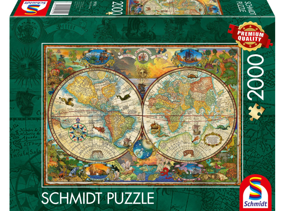 SCHMIDT Puzzle Bytosti na Zemi 2000 dílků