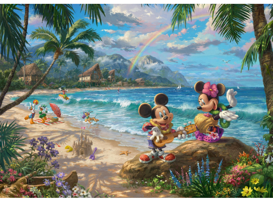 SCHMIDT Puzzle Minnie a Mickey na Hawaii 1000 dílků