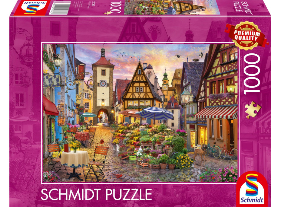 SCHMIDT Puzzle Romantické Bavorsko 1000 dílků