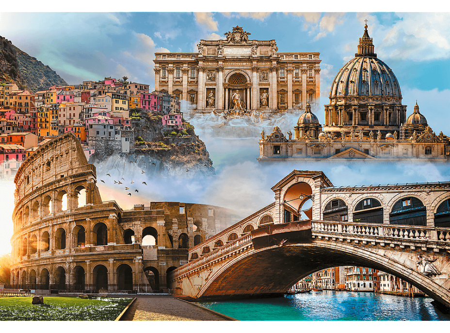 TREFL Puzzle Oblíbená místa: Itálie 1500 dílků