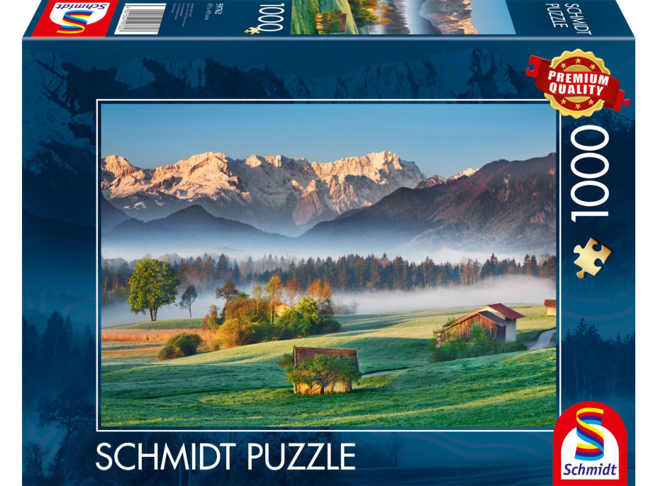 SCHMIDT Puzzle Garmisch Partenkirchen - Murnauer Moos 1000 dílků