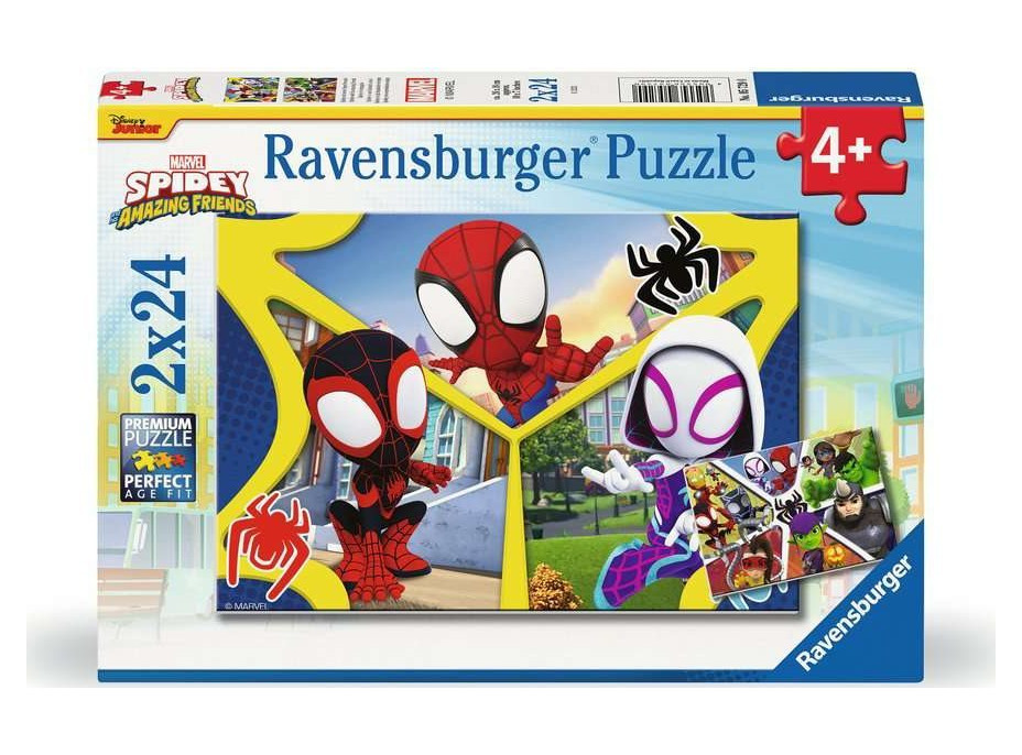 RAVENSBURGER Puzzle Spidey 2x24 dílků