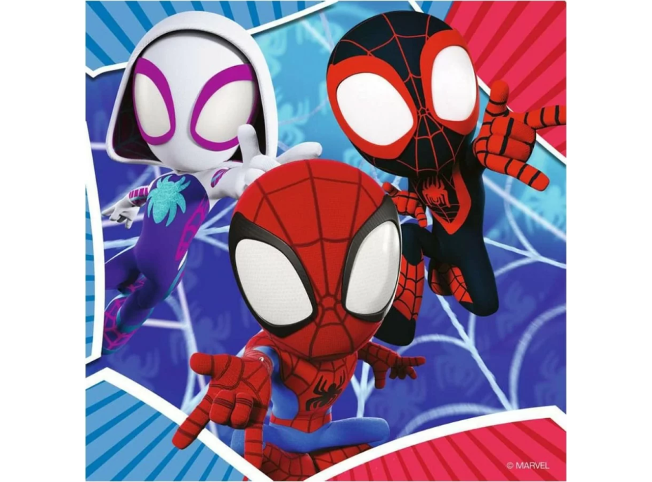 RAVENSBURGER Puzzle Spidey 3x49 dílků