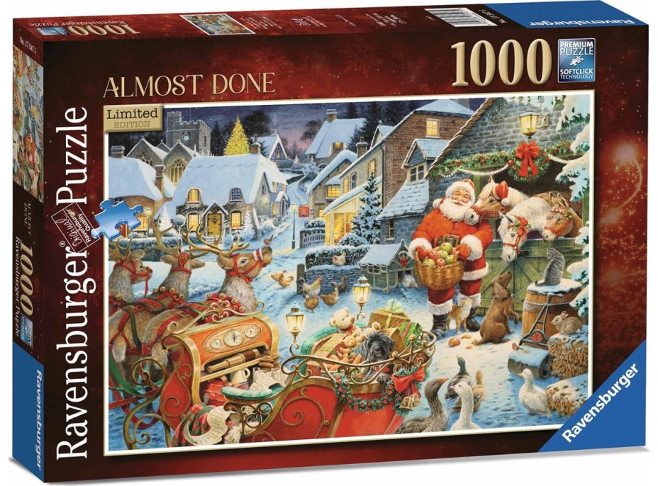 RAVENSBURGER Puzzle Téměř hotovo 1000 dílků