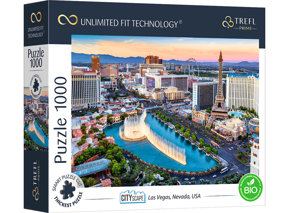 TREFL Puzzle UFT Cityscape: Las Vegas, Nevada, USA 1000 dílků