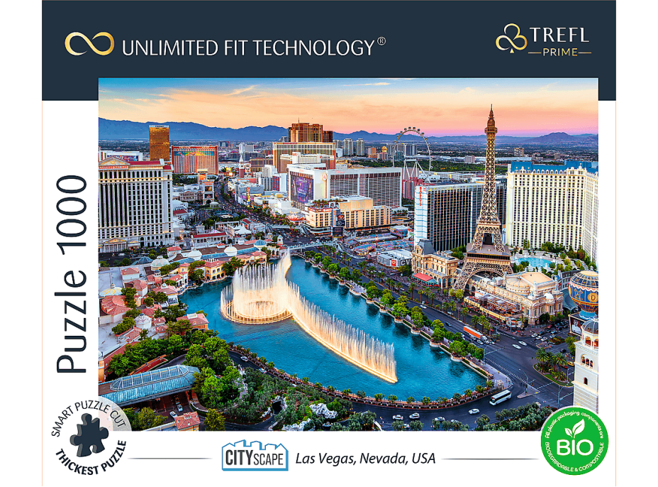 TREFL Puzzle UFT Cityscape: Las Vegas, Nevada, USA 1000 dílků