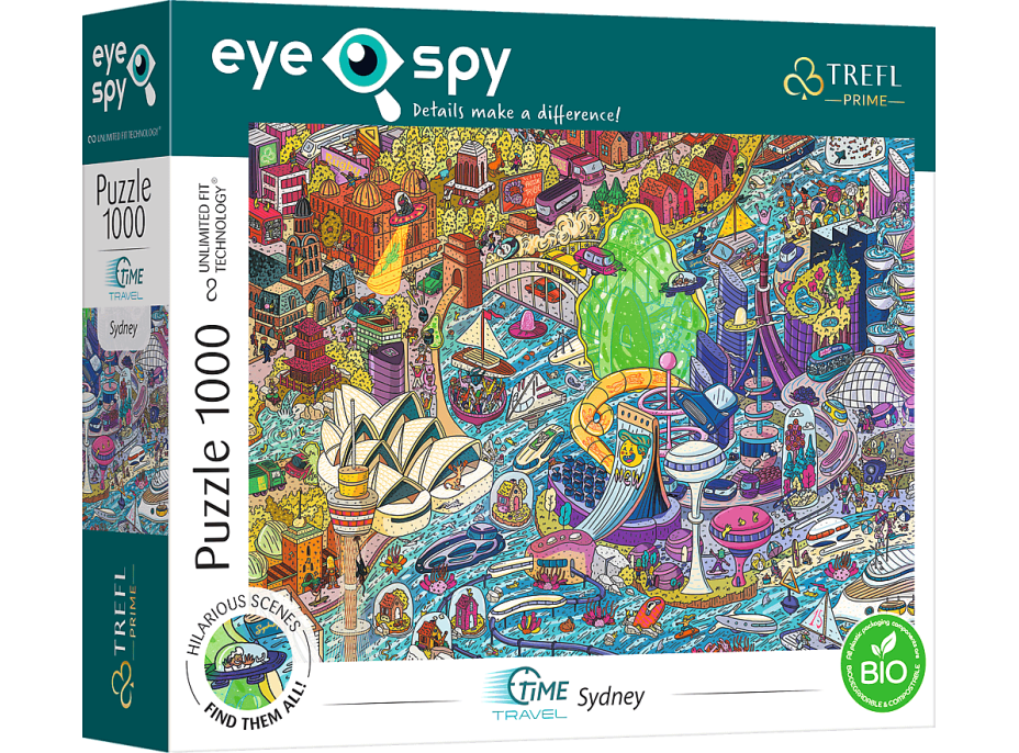 TREFL Puzzle UFT Eye-Spy Time Travel: Sydney 1000 dílků