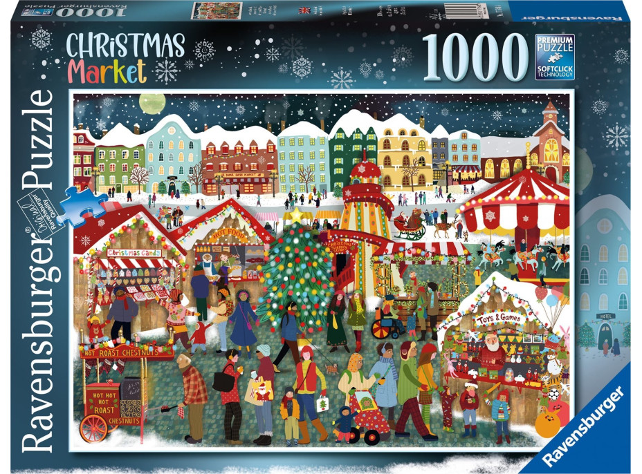 RAVENSBURGER Puzzle Vánoční trhy 1000 dílků