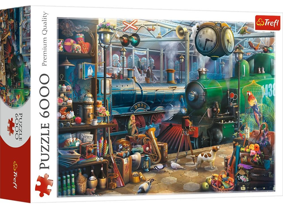 TREFL Puzzle Vlakové nádraží 6000 dílků