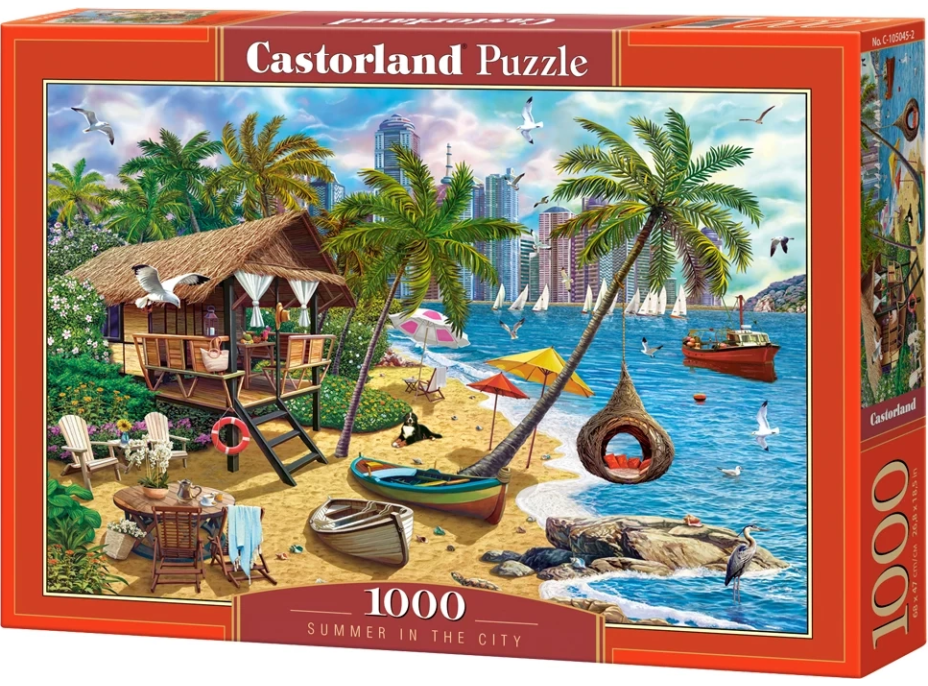 CASTORLAND Puzzle Léto ve městě 1000 dílků