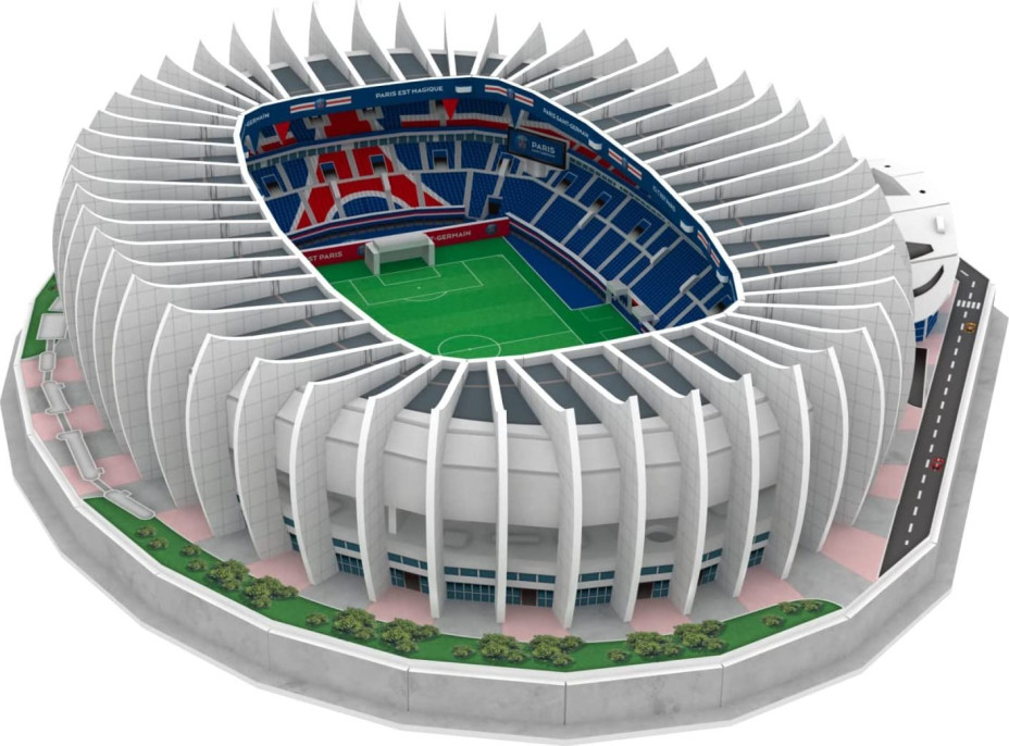 3D PUZZLE STADIUM 3D puzzle Stadion Parc Des Princes Paris Saint-Germain 111 dílků