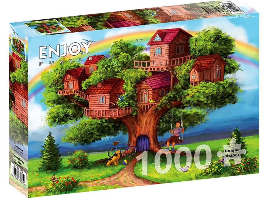 ENJOY Puzzle Domky na stromě 1000 dílků