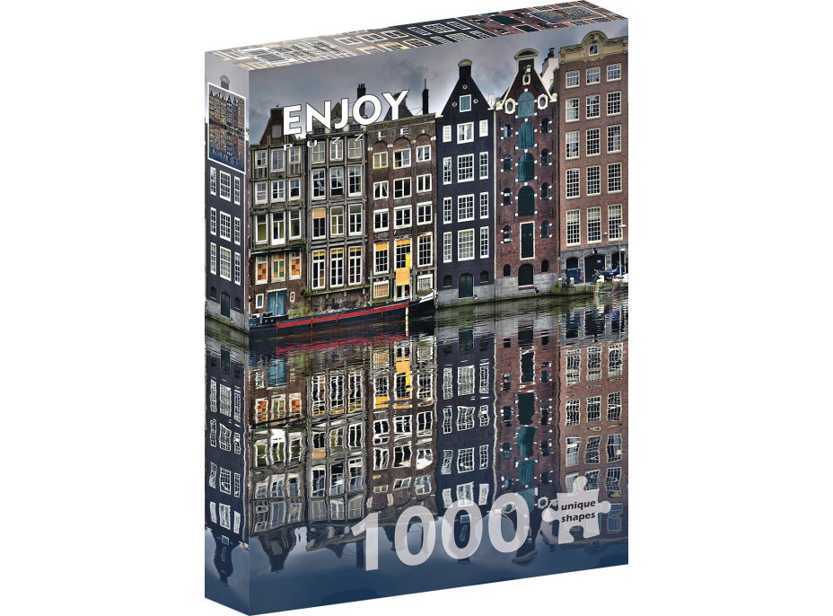 ENJOY Puzzle Domy v Amsterdamu 1000 dílků