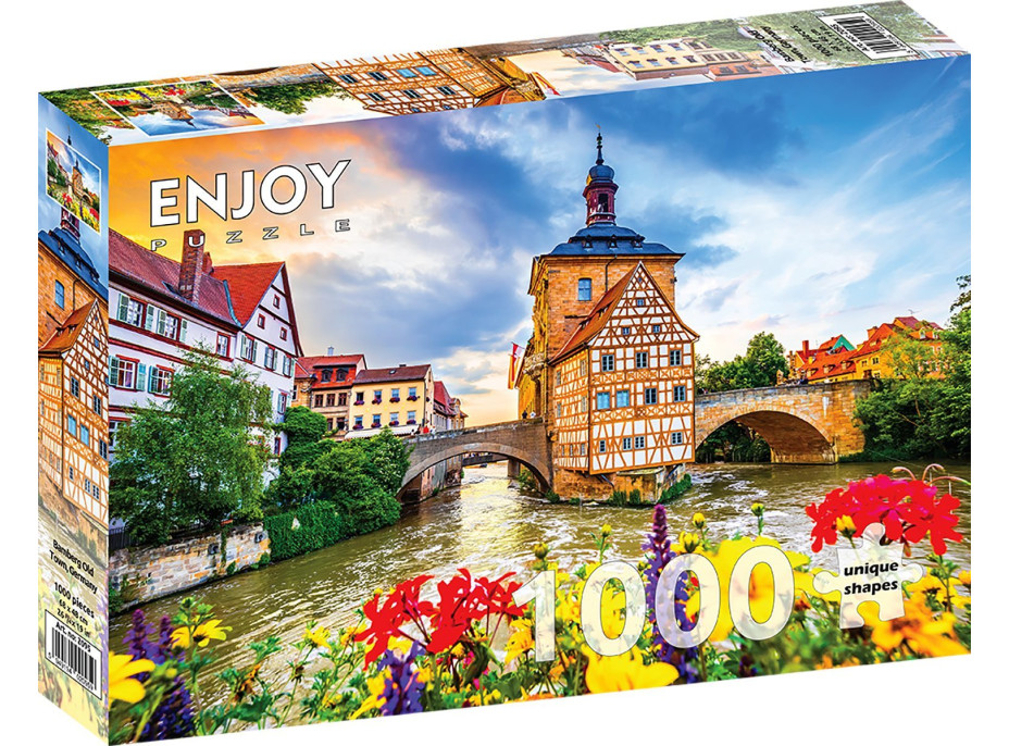 ENJOY Puzzle Staré město Bamberg, Německo 1000 dílků