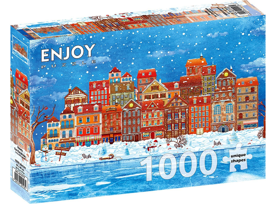 ENJOY Puzzle Připraveni na Vánoce 1000 dílků