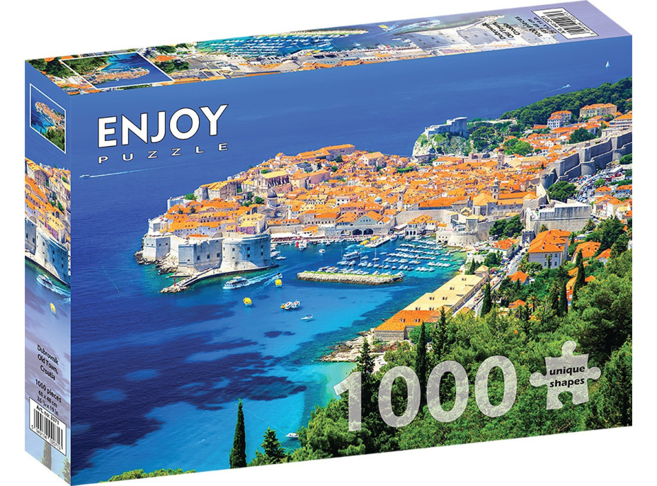 ENJOY Puzzle Staré město Dubrovník, Chorvatsko 1000 dílků