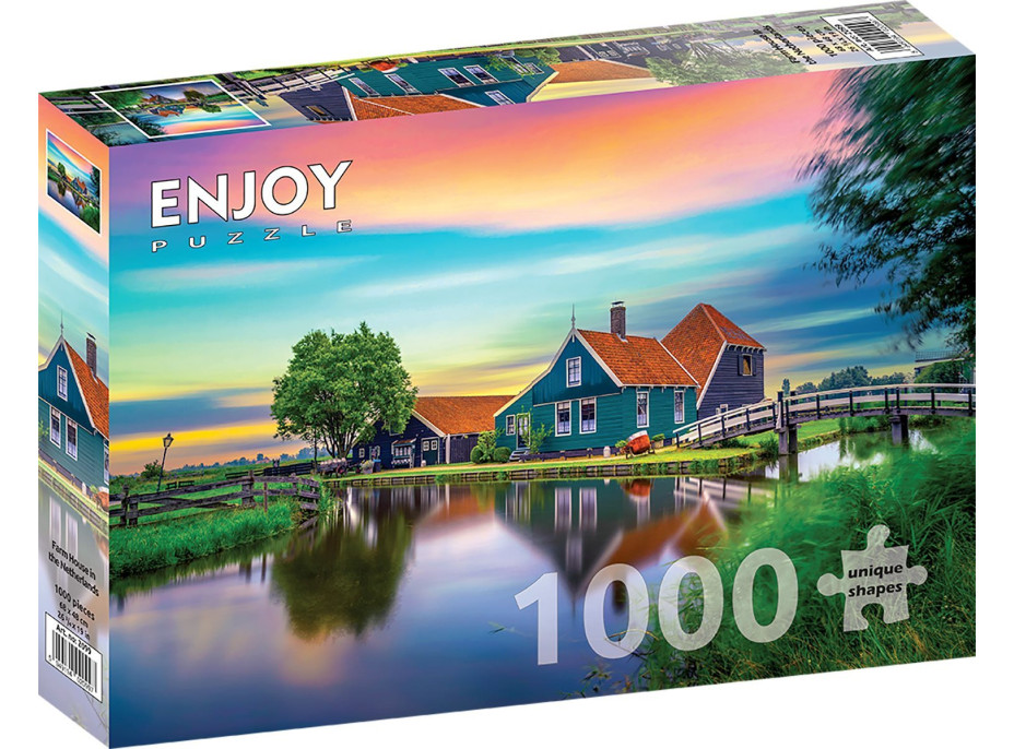 ENJOY Puzzle Statek v Nizozemsku 1000 dílků