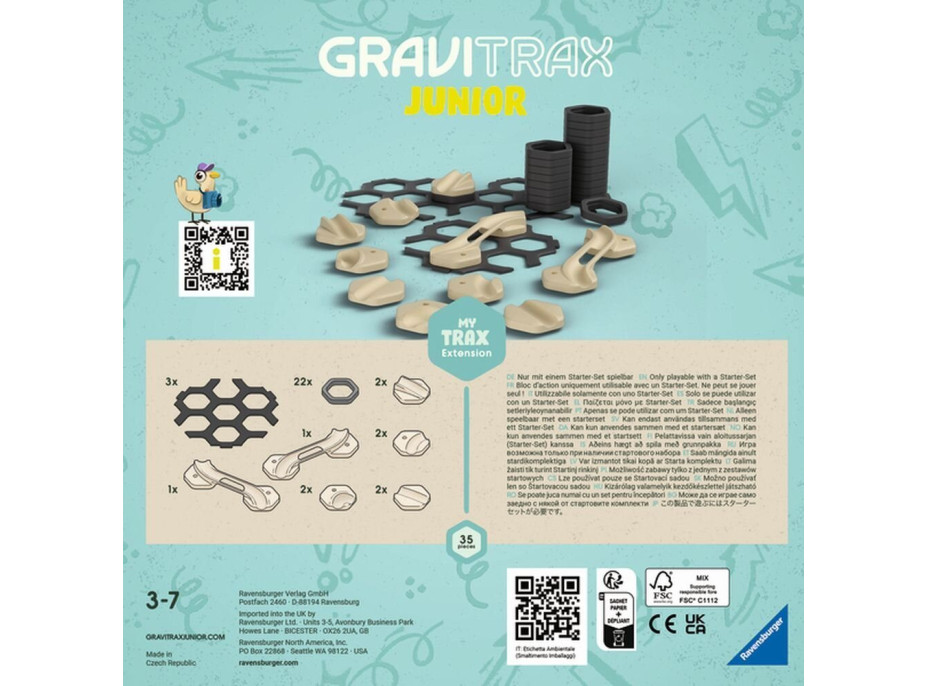 RAVENSBURGER GraviTrax Junior Dráha