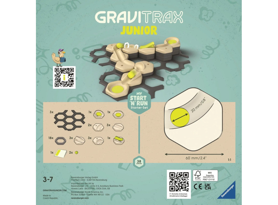 RAVENSBURGER GraviTrax Junior Startovní sada Start