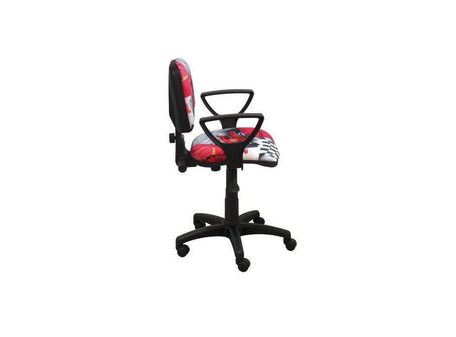 Dětská otočná židle TYP 3 - FORMULE červenáDětská otočná židle KEVIN - FORMULE červená