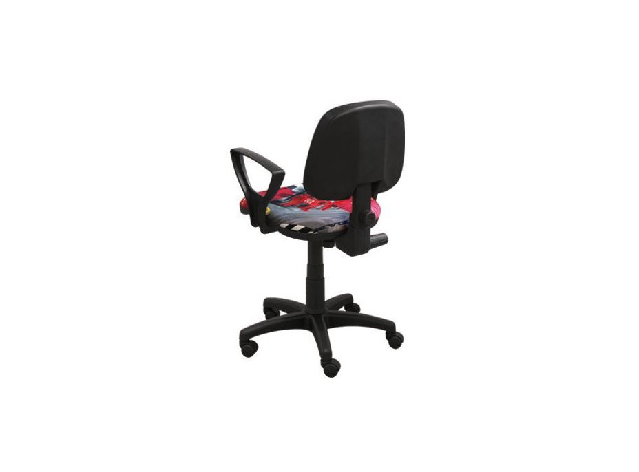 Dětská otočná židle KEVIN - FORMULE červená