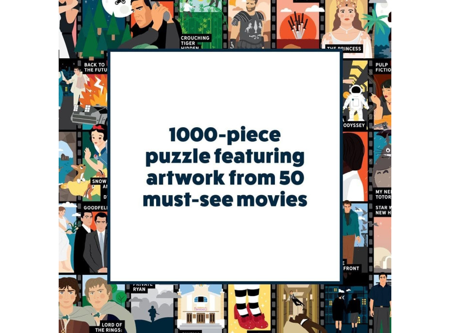 RIDLEY'S GAMES Puzzle Bucket List: 50 filmů, které musíte vidět 1000 dílků