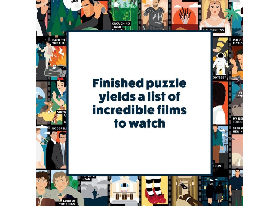 RIDLEY'S GAMES Puzzle Bucket List: 50 filmů, které musíte vidět 1000 dílků