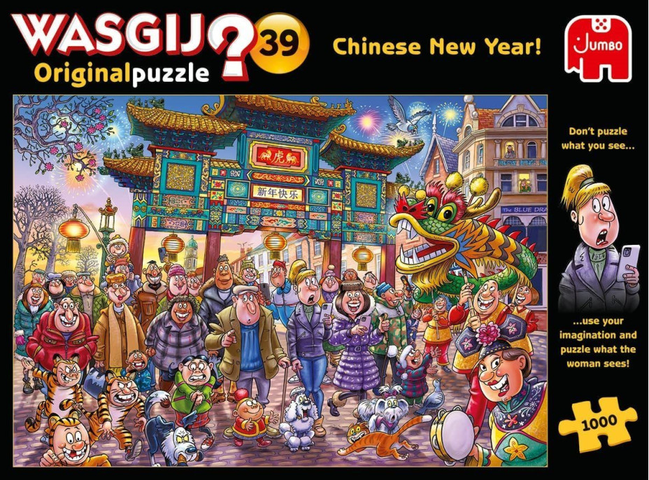 JUMBO Puzzle WASGIJ 39: Čínský Nový rok! 1000 dílků