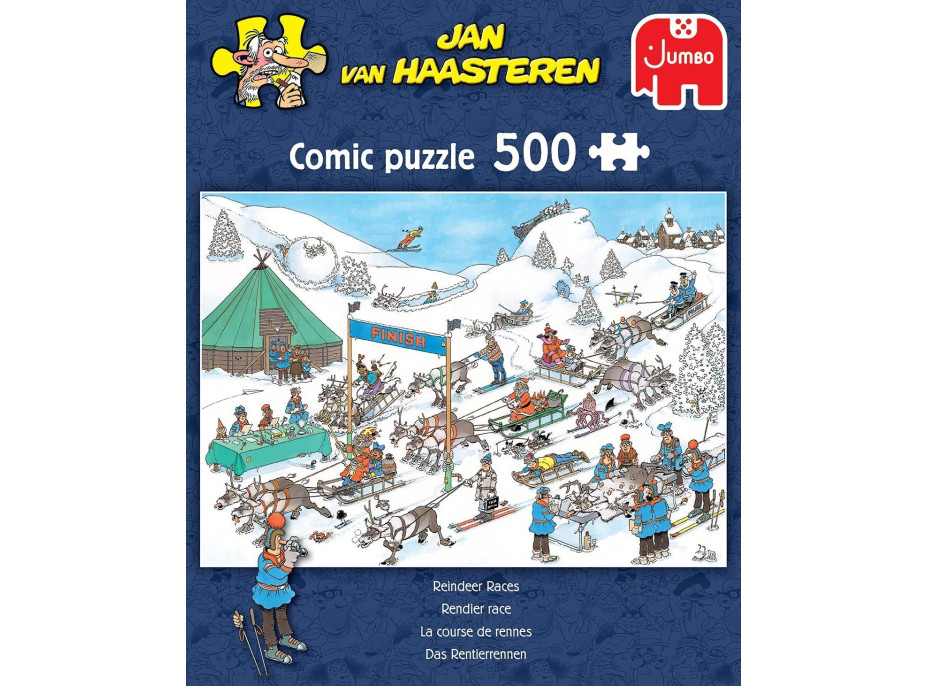 JUMBO Puzzle JvH Závody sobích spřežení 500 dílků