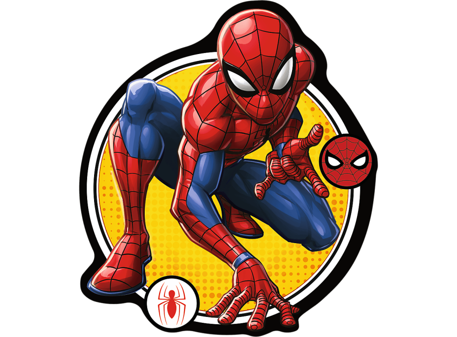 TREFL Wood Craft Junior puzzle Spiderman: Síla 50 dílků