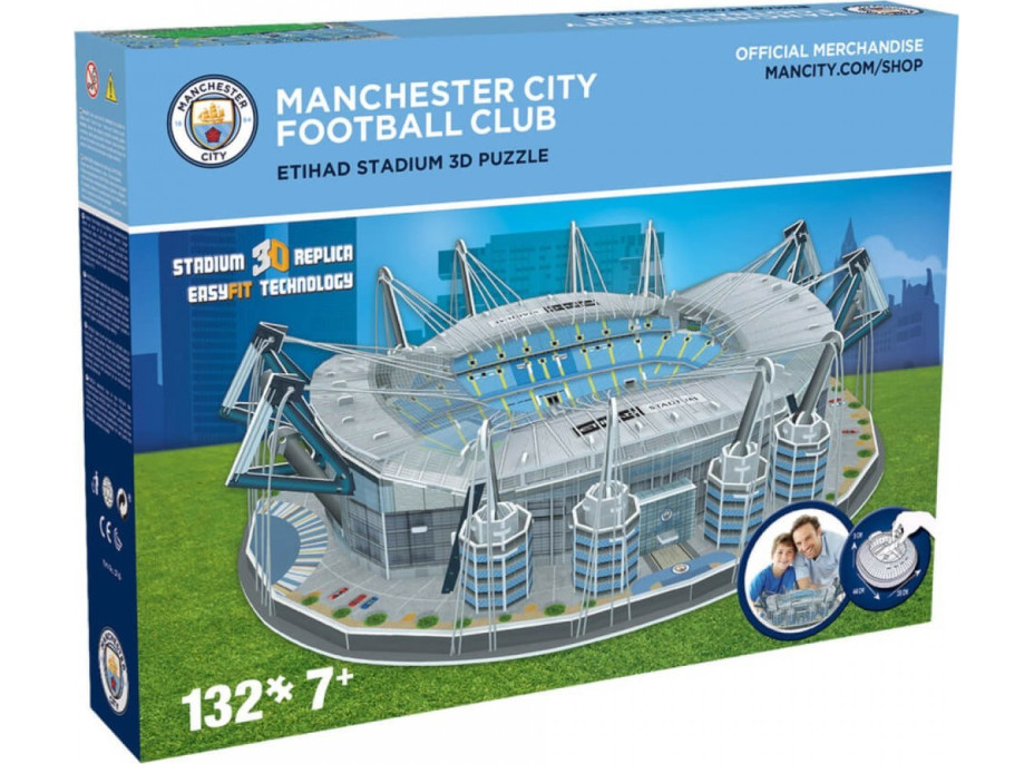 STADIUM 3D REPLICA 3D puzzle Stadion Etihad - FC Manchester City 132 dílků