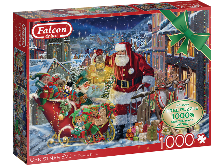 FALCON Puzzle Štědrý den 2x1000 dílků