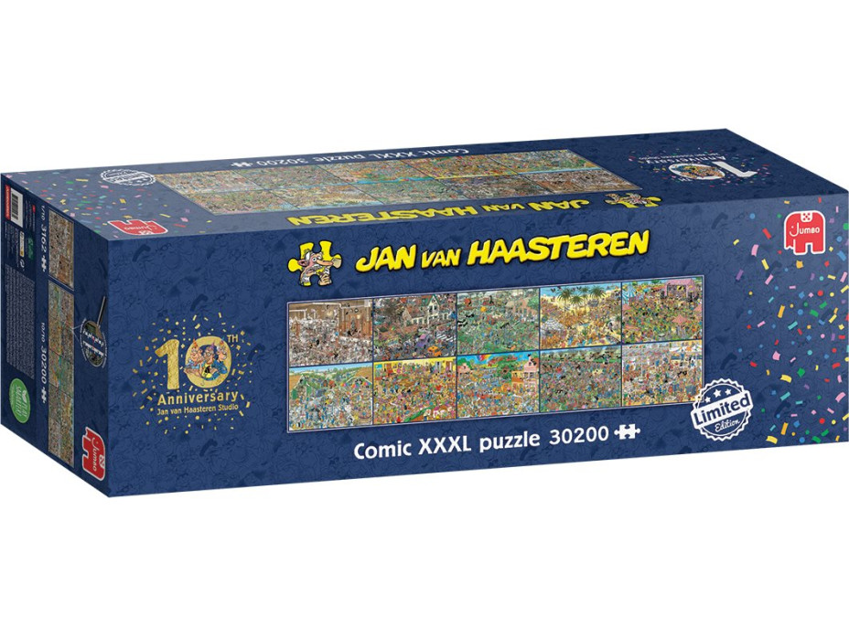 JUMBO Puzzle JvH 10 let Jan van Haasteren XXXL (jubilejní limitovaná edice) 30200 dílků