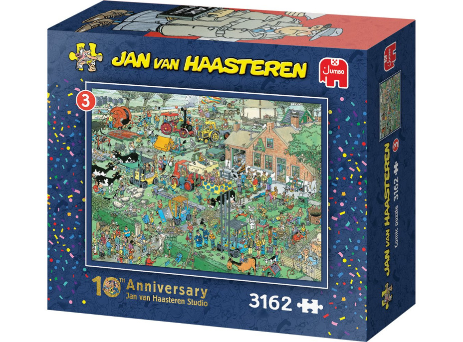 JUMBO Puzzle JvH 10 let Jan van Haasteren XXXL (jubilejní limitovaná edice) 30200 dílků