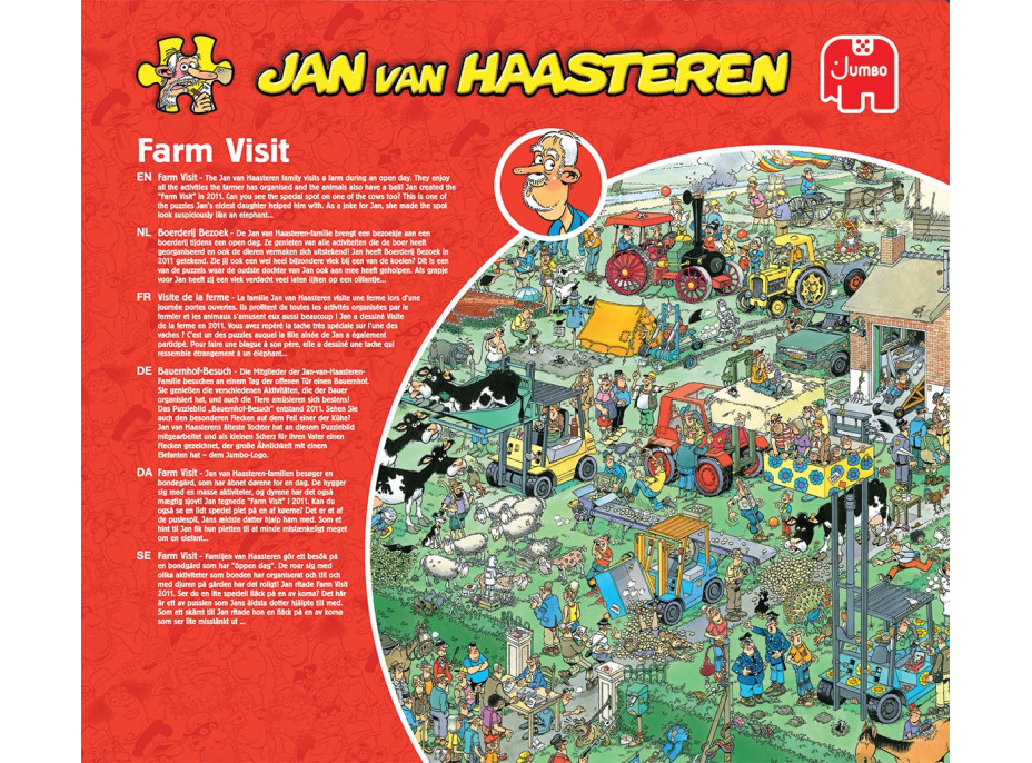 JUMBO Puzzle JvH 10 let Jan van Haasteren XXXL (jubilejní limitovaná edice) 30200 dílků