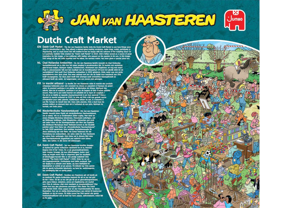 JUMBO Puzzle JvH 10 let Jan van Haasteren XXXL (jubilejní limitovaná edice) 30200 dílků