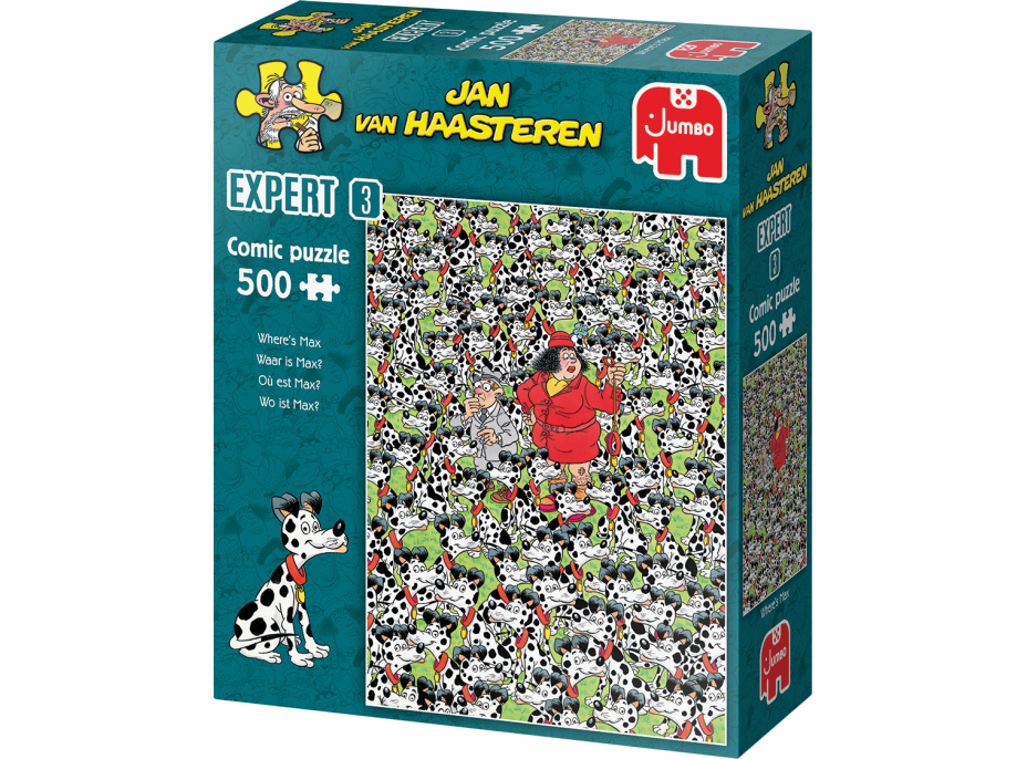 JUMBO Puzzle JvH Expert 3: Kde je Max 500 dílků